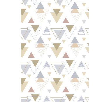 Geometrický trojúhelník hlavní ložnice roleta - TenStickers