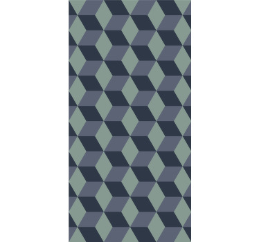 Geometric Figure Organization modern blind - TenStickers