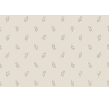 Listová liána severského stylu v béžové nordic blind - TenStickers