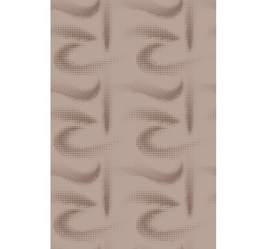 Store enrouleur textures et motifs motif incurvé marron - TenStickers