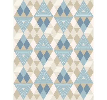 Estore de rolo modernos padrão de triângulos geométricos - TenStickers