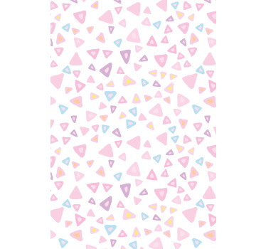 Pink triangle patterns blind children - TenStickers