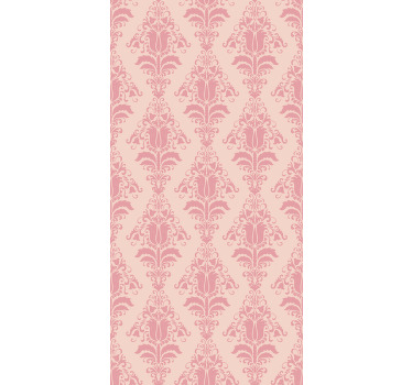 Elegant blind in pink floral design - TenStickers