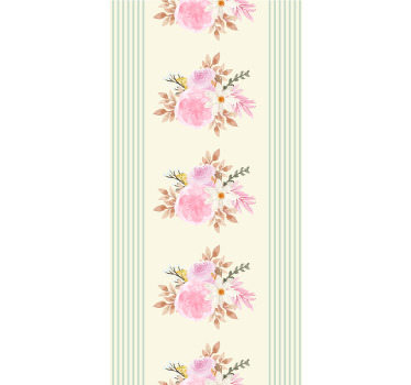 Rollo Fenster Blumen französisches provinzielles - TenStickers
