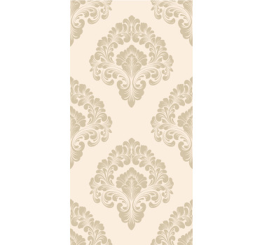 Beige Damask pattern elegant blind - TenStickers