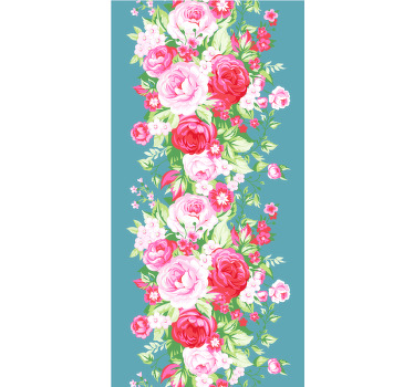 Roses and Blossoms floral blind - TenStickers