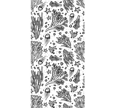 Rolo zavjese životinje obrasci morskog života - TenStickers