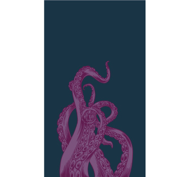 Octopus Tentacles Design animals blind - TenStickers