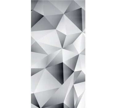 Silver cosmic geometric Home office blind - TenStickers