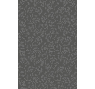 Botaniskt klättermotiv Rullgardin blommor och växter - Tenstickers