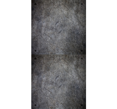 Estor rústico Decoración industrial efecto metal - TenVinilo