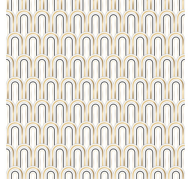 Mehr Vintage Rollos "art deco" geometrische figuren - TenStickers