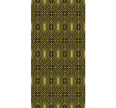 Store enrouleur élégant motif géométrique rayonnant - TenStickers