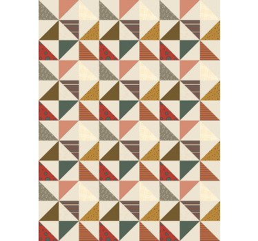 Weitere Vintage Rollo Küche Patchwork geometrisch - TenStickers
