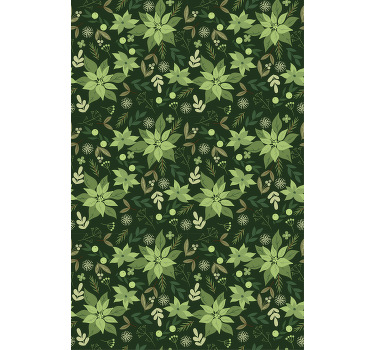 Rollo Fenster Blumen und Pflanzen üppige grüne flora - TenStickers