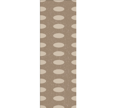 Eloquent Oval Patterns pattern roller blind - TenStickers