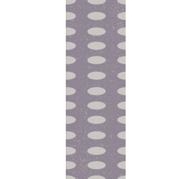 Pολό κουρτίνας με υφή και μοτίβο απαλά οβάλ σχέδια - TenStickers