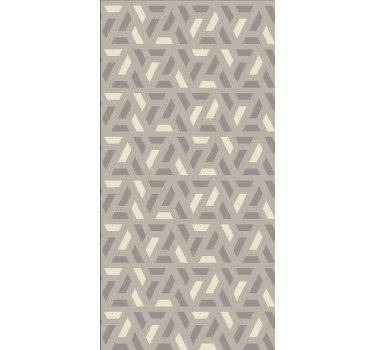 Cortina roller textura juego de patrones geométricos - TenVinilo