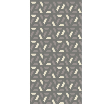 Estore de rolo modernos padrão geométrico neutro - TenStickers