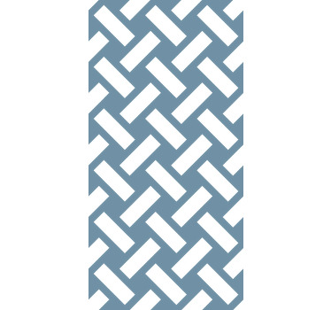 Persiana enrollable textura patrón lineal entrelazado - TenVinilo