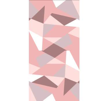 Abstrakte geometriske former rullegardin - TenStickers