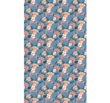 Cortina roller flores delicia de estampado floral - TenVinilo