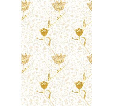 Botanical Wild FLowers Flower blind - TenStickers