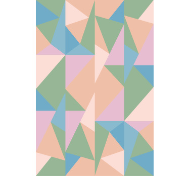 Abstract Soft Tones Figures modern blind - TenStickers