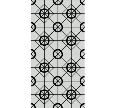 Geometric Circular Motif modern blind - TenStickers