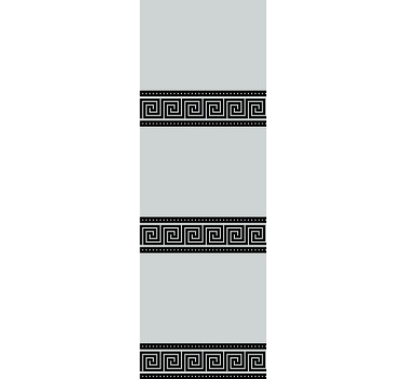 Store enrouleur élégant motifs géométriques noirs - TenStickers