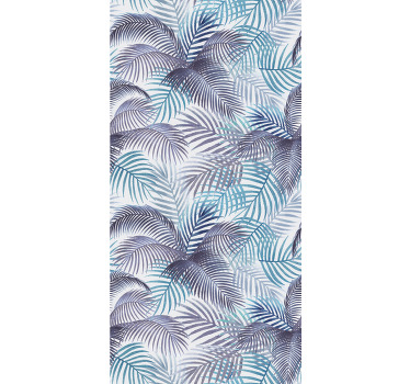 Rulou geam flori și plante tema frunze tropicale - TenStickers