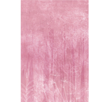 Rollo Fenster Blumen und Pflanzen blumensilhouette-design - TenStickers