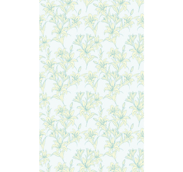 Estor enrollable flores sutiles motivos botánicos - TenVinilo