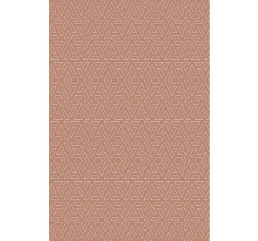 Store enrouleur moderne motif géométrique abstrait beige - TenStickers