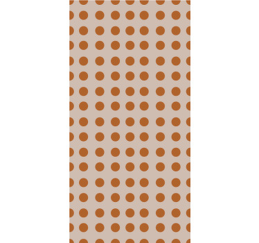 Estor original Patrón de puntos de colores "boho" - TenVinilo