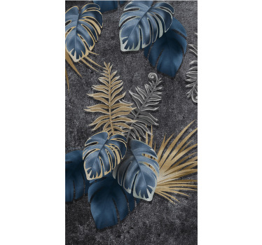 Uspořádání tropického listí Roleta Květiny a rostliny - TenStickers