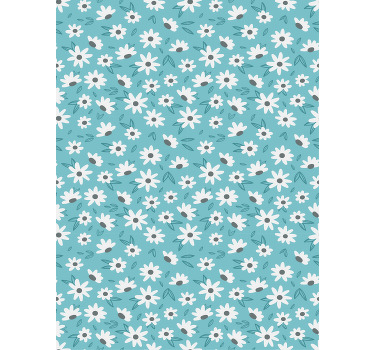 Rollo Fenster Esszimmer gänseblümchen-blumenmotiv - TenStickers