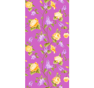 Rolo zavjese cvijeće i biljke cvjetna cvjetna okna - TenStickers