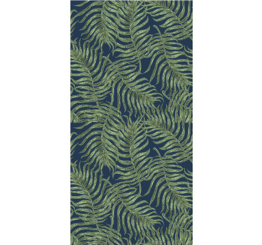 Estores enrollable flores patrón de helecho exuberante - TenVinilo