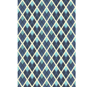 Roleta we wzór wielokolorowy diament - TenStickers