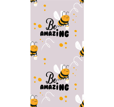"Bee amazing" illustration Nursery blind - TenStickers