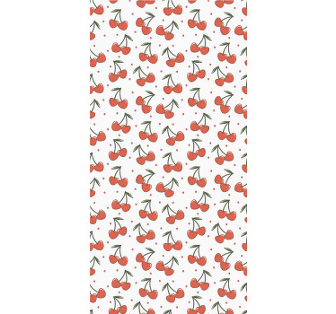 češnje in pike sadje in zelenjava Roleta - TenStickers