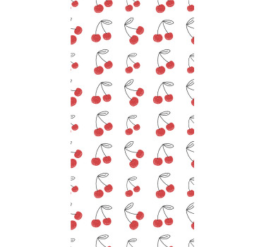 Rollo Fenster Obst kirschfruchtmuster - TenStickers