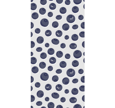 Rollo Fenster Obst blaubeermotiv - TenStickers