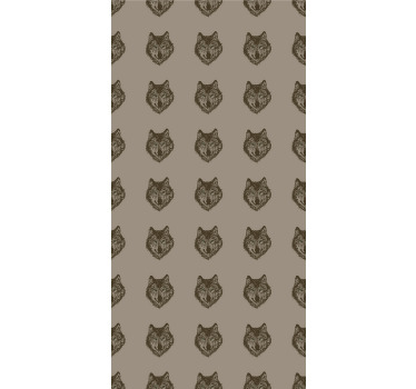 Roleta w zwierzęta Wilk europejski - TenStickers