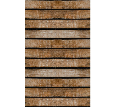 Store enrouleur salon palettes industrielles en bois vieilli - TenStickers