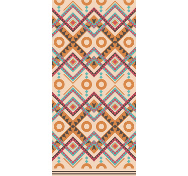 rollo Buntes Diamanten Muster - TenStickers