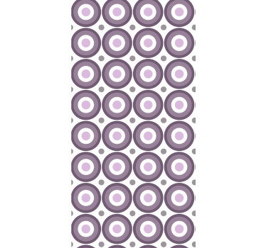 Lilac 70s Style Texture and pattern blind - TenStickers