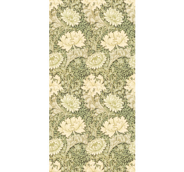 Stores modèle art nouveau chrysanthème - TenStickers