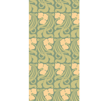 Modern style pattern flower blind - TenStickers